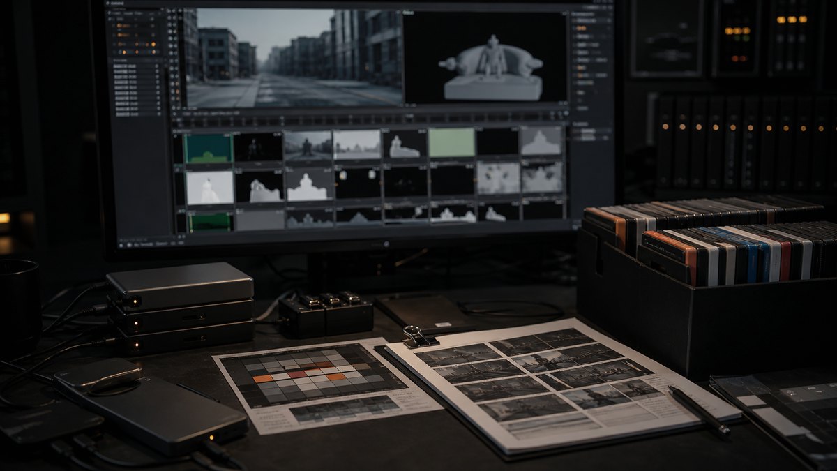 VFX CGI ve final teslim çalışma alanı