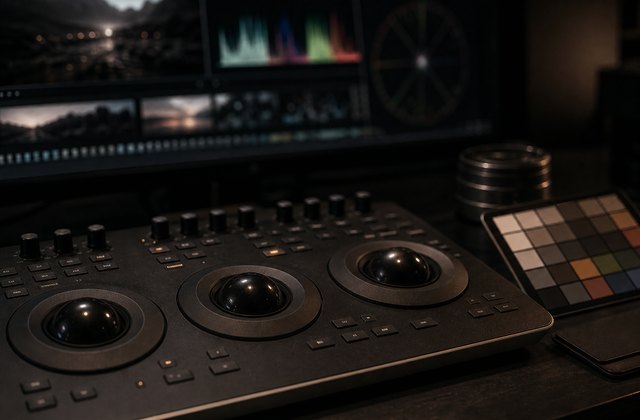 Color grading üretim görseli