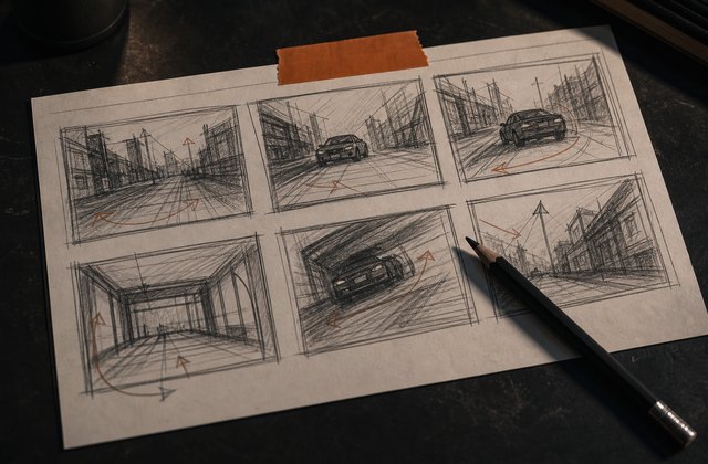 Storyboard üretim görseli