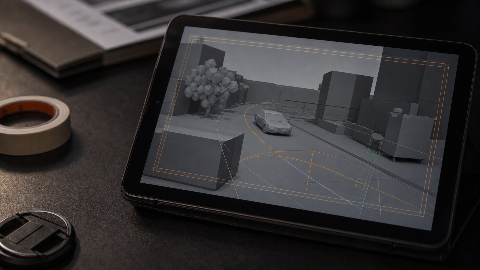 Previz production visual